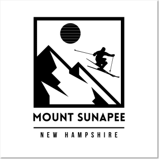 Mount Sunapee ski New hampshire usa Posters and Art